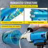 Dry Diamond Core Drill 4" Dia. & 9.5" Long Adapts Concrete Masonry Brick