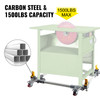 Adjustable Universal Mobile Base 1500LBS Load-Bearing Capacity Heavy-Duty Mobile Base Rolling Mobile Base for Mobilizing Woodworking Equipemnt, Fridge, Washing Machine