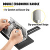 Belt Grinder Knife Jig, 9-4/5'' Long Sharpening Locator, 85Ã¸~ 115Ã¸Adjustable Angle, Belt Knife Sharpener Jig w/Tool Holder, Dual Handles, Knife Making for Belt Sander Machine - Large