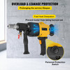Diamond Core Drill, 2180W 6'/160 mm, 1600RPM Variable Speed Core Drill Rig with Portable Case, Handheld Drilling Machine for Hard Stone, Concrete, Marble, Granite, Brick