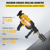Diamond Core Drill, 2180W 6'/160 mm, 1600RPM Variable Speed Core Drill Rig with Portable Case, Handheld Drilling Machine for Hard Stone, Concrete, Marble, Granite, Brick