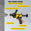 Diamond Core Drill, 1800W 4'/110 mm, 1700RPM Variable Speed Core Drill Rig with Portable Case, Handheld Drilling Machine for Porcelain Ceramic Tile, Marble Brick