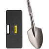 Clay Spade, 17.1' x 5.3', 1-1/8' Hex Jackhammer Bit Fits for Electric Demolition Jack Hammer, Trenching and Digging Shovel Bit Carrying Case for Clay, Gravel, Frozen Soil, Concrete