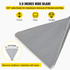 Clay Spade, 5.9" x 15.7" SDS Max Shank, 40Cr Steel Jackhammer Bit for Electric Demolition Jack Hammer w/Point Chisel, Trenching and Digging Shovel Bit for Clay, Gravel, Frozen Soil
