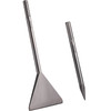 Clay Spade, 5.9" x 15.7" SDS Max Shank, 40Cr Steel Jackhammer Bit for Electric Demolition Jack Hammer w/Point Chisel, Trenching and Digging Shovel Bit for Clay, Gravel, Frozen Soil