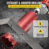 Diamond Core Drill, 6"/152mm Diameter Core Drill Bit, 14"/355mm Concrete Core Drill Bit, 5/8"-11 Thread Core Bit, Dry/Wet Drill Core Bits w/a Blade, Diamond Wet Coring Bit For Concrete Brick