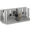 Belt Grinder Knife Jig, 9-4/5'' Long Sharpening Locator, 85Ã¸~ 115Ã¸Adjustable Angle, Belt Knife Sharpener Jig w/Dual Handles, Knife Making Angle Grind Guide for Belt Sander Machine - Large