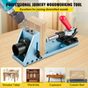 Pocket Hole Jig Kit, Adjustable & Easy to Use Joinery Woodworking System, Aluminum Punch Locator, Wood Guides Joint Angle Tool w/Extension Rod Screws for DIY Carpentry Projects