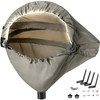 Miter Saw Hood Chop Dust Collection 50x32x25 In with LED Light Waterproof
