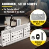 Belt Grinder Knife Jig, 7-3/4'' Long Sharpening Locator, 85°~ 115°Adjustable Angle, Belt Knife Sharpener Jig w/Tool Holder, Dual Handles, Knife Making for Belt Sander Machine - Regular