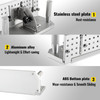 Belt Grinder Knife Jig, 7-3/4'' Long Sharpening Locator, 85Ã¸~ 115Ã¸Adjustable Angle, Belt Knife Sharpener Jig w/Tool Holder, Dual Handles, Knife Making for Belt Sander Machine - Regular