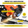 Chain Grinder, 110V 85W Chainsaw Grinder, Multi-Angle Adjustable Chainsaw Grinder Sharpener 5000 RPM, Bench/Wall Mounted Automatic Chain Sharpener with Grinding Wheels 1/8-Inch-by-3/16-Inch
