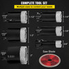 Diamond Drill Bits 6PCS Diamond Hole Saw 19/28/32/38/45/51 mm Tile Hole Saw Kit Vacuum Brazed Diamond Drill Bit 0.59in Segment Tile Hole Saw with a Blade for Tile Ceramic Porcelain Marble