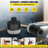 Diamond Drill Bits 6PCS Diamond Hole Saw 19/28/32/38/45/51 mm Tile Hole Saw Kit Vacuum Brazed Diamond Drill Bit 0.59in Segment Tile Hole Saw with a Blade for Tile Ceramic Porcelain Marble
