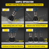 Diamond Drill Bits 6PCS Diamond Hole Saw 6/8/28/32/38/45 mm Tile Hole Saw Kit Vacuum Brazed Diamond Drill Bit 0.59in Segment Tile Hole Saw with a Blade for Tile Ceramic Porcelain Marble Stone