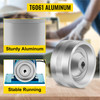 Belt Grinder Drive Wheel 5" Diameter, 2"x72" Knife Grinder Drive Wheel 5/8" Bore/Shaft, Aluminum Belt Grinder Wheel Crowned, for Knife Making Grinder Polishing & Belt Machine Woodworking DIY