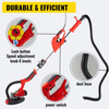 Drywall Sander 850W, Variable Speed Wall Sander 800-1750RPM with 12 Sand Pads, Electric Drywall Sander Foldable Sheetrock Sander with Extendable Handle, 2M Dust Hose and Work Gloves