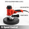 Drywall Sander 1200W, Automatic Vacuum System Electric Drywall Sander,Variable Speed 1200-2500RPM, with a Carry Vacuum Bag,6 pcs Sanding Discs,Dust Collection System