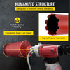 Diamond Core Drill, 5"/127mm Diameter Core Drill Bit, 14"/355mm Concrete Core Drill Bit, 5/8"-11 Thread Core Bit, Dry/Wet Drill Core Bits w/a Blade, Diamond Wet Coring Bit For Concrete Brick