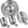 Belt Grinder Sander Wheel Set 6" Drive 24mm Bore 4" Track 2" Idler Wheels