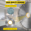Soff-cut Diamond Blade 6" Concrete Saw Blade 4-Pack Masonry Wet Saw Blade with a Skid Plate Concrete Blade Laser Welding Diamond Blades for Cutting with Soft Bond Tile Marble Concrete Asphalt