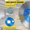Diamond Saw Blade 14', Concrete Saw Blade Wet or Dry Segmented Cutting Wheel Masonry Wet Saw Blade General Purpose Power Saw 12mm for Concrete Brick Block Masonry