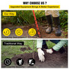 Auger Drill Bit, 2'' (D) x 35'' (L) Garden Auger Drill Bit with Fishtail Point, Drill Auger for 0.79 Drill, Heavy Duty Garden Auger for Planting Bulbs, Bedding Plants, Digging Hole
