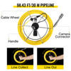 30m Sewer Pipeline Inspection Camera Video Light Case Lcd Monitor Tool Kit