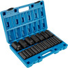 Impact Socket Set 1/2 Inches 19 Piece Impact Sockets, Deep Socket, 6-Point Sockets, Rugged Construction, Cr-V, 1/2 Inches Drive Socket Set Impact 3/8 inch - 1-1/2 inch, with a Storage Cage