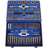 86pc Tap And Die Combination Set Tungsten Steel Titanium Sae And Metric Tools