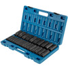 Impact Socket Set 1/2 Inches 26 Piece Impact Sockets, Deep Socket, 6-Point Sockets, Rugged Construction, Cr-V, 1/2 Inches Drive Socket Set Impact Metric 10mm - 36mm, with a Storage Cage