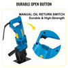 Electric Hydraulic Hole Puncher 900W Knockout Punch Kit Max 8mm w/ 5 Dies