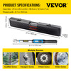 Digital Torque Wrench, 1/2" Drive Electronic Torque Wrench, Torque Wrench Kit 7.47-147.5 ft-lb Torque Range Accurate to Ã±2%, Adjustable Torque Wrench w/LED Display and Buzzer, Socket Set & Case