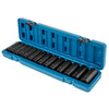 Impact Socket Set 1/2 Inch 14 Piece Impact Sockets, Deep Socket, 6-Point Sockets, Rugged Construction, Cr-V, 1/2 Inch Drive Socket Set Impact Metric 10mm - 27mm, with a Storage Cage