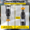 Torque Screwdriver, 1/4" Drive Screwdriver Torque Wrench, Torque Screwdriver Electrician 10-50 in/lbs Torque Range Accurate to ñ5%, 1/4 to 1/2 Conversion Head with Bits & Case