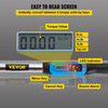 Digital Torque Wrench, 1/2" Drive Electronic Torque Wrench, Torque Wrench Kit 5-99.5 ft-lbs Torque Range Accurate to Ã±2%, Adjustable Torque Wrench with LED Display and Buzzer, Socket Set & Case