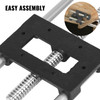 9" Woodworking Vise, Bench Front Vise Cast Iron 300mm Chrome Plated Screw