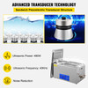 22L Industrial Ultrasonic Cleaner with Digital Timer&Heater 40kHz Professional Ultrasonic Cleaner 110V with Excellent Cleaning Effect for Wrench Tools Industrial Parts Mental Apparatus