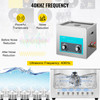 10L Ultrasonic Cleaner 640W Stainless Steel Knob Control w/ Heater & Timer