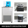 Laboratory Chiller Circulator 6L Chiller Lab Low Temperature Cooling Liquid Circulator Pump Chiller Lab Recirculating Chiller Water Bath Recirculating Water Cooling Chiller for Laboratory