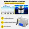 15L Ultrasonic Cleaner with Digital Timer&Heater Professional Ultrasonic Cleaner 40kHz Advanced Ultrasonic Cleaner 110V for Wrench Screwdriver Repairing Tools Industrial Parts Mental Cleaning