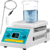 Magnetic Stirrer Hot Plate, 2000ml Stirring Capacity Max 572°F Heating Hotplate Magnetic Stirrer 200-2000 RPM Magnetic Stirrer Magnetic Mixer with Stirring Bar for Lab College Scientific