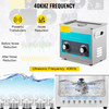 Knob Ultrasonic Cleaner 3L 40kHz Ultrasonic Cleaning Machine Knob Control Sonic Cleaner 304 Stainless Steel Ultrasonic Cleaner Machine with Heater & Timer for Cleaning Jewelry Eyeglasses Watches