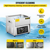 Digital Ultrasonic Cleaner 10L Ultrasonic Cleaning Machine 50kHz 110V Sonic Cleaner Machine 304 Stainless Steel Ultrasonic Cleaner Machine with Heater & Timer for Cleaning Jewelry Glasses Watch