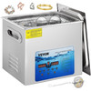 Ultrasonic Cleaner, 36KHz~40KHz Adjustable Frequency, 10L 110V, Ultrasonic Cleaning Machine w/Digital Timer and Heater, Lab Sonic Cleaner for Jewelry Watch Eyeglasses Coins, FCC/CE/RoHS Listed