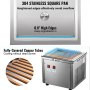 Commercial Rolled Ice Cream Machine, Stir-Fried Ice Cream Roll Machine with Single Square Pan, Stainless Steel Stir-Fried Ice Cream Roll Maker, Yogurt Cream Machine for Bars Cafs Dessert Shops