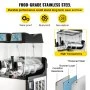 24L Commercial Slushie Machine Granita Slush Maker Slushy Juice