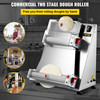 Pizza Dough Roller Sheeter, Max 16" Automatic Commercial Dough Roller Sheeter, 370W Electric Pizza Dough Roller Stainless Steel, Suitable for Noodle Pizza Bread and Pasta Maker Equipment