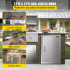 BBQ Access Door 17W x 24H Inch, Vertical Single BBQ Door Stainless Steel, Outdoor Kitchen Doors for BBQ Island, Grill Station, Outdoor Cabinet
Product Videos