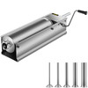 Horizontal Sausage Stuffer 7L/15Lbs Manual Sausage Maker With 5 Filling Nozzles Sausage Stuffing Machine For Home & Commercial Use Stainless Steel